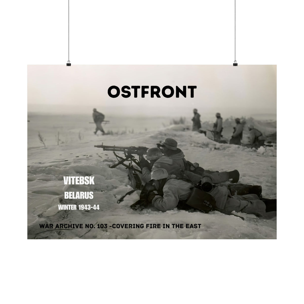 Ostfront — Vitebsk | WWII Matte Poster | 40 × 28″ | WAR ARCHIVE 103