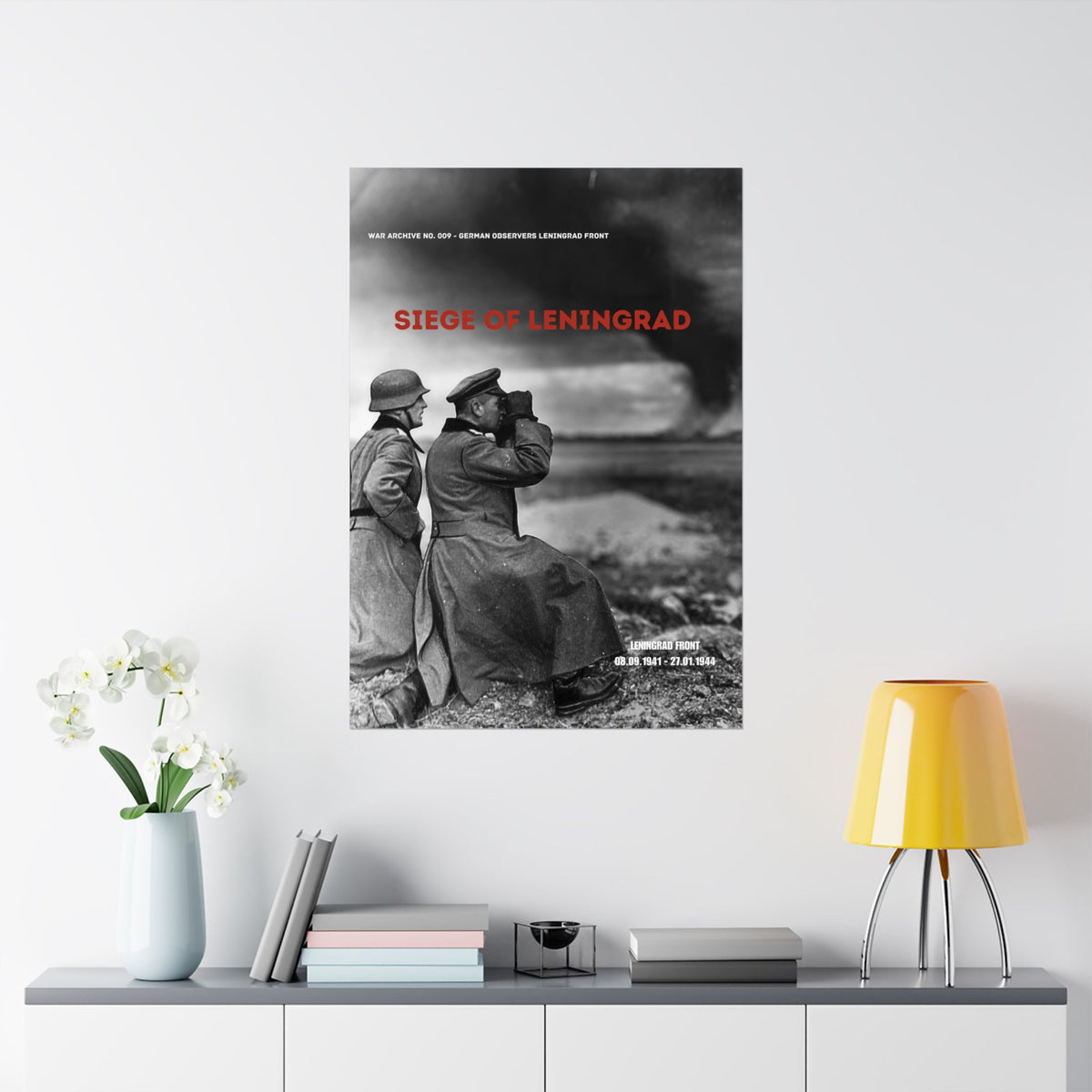 Siege of Leningrad — German Observers | WWII Matte Poster | 28 × 40″ | WAR ARCHIVE 009